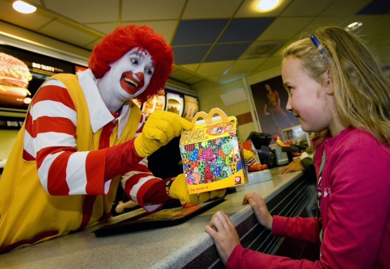 mcdonald's marketing kinderen fastfood hamburgers