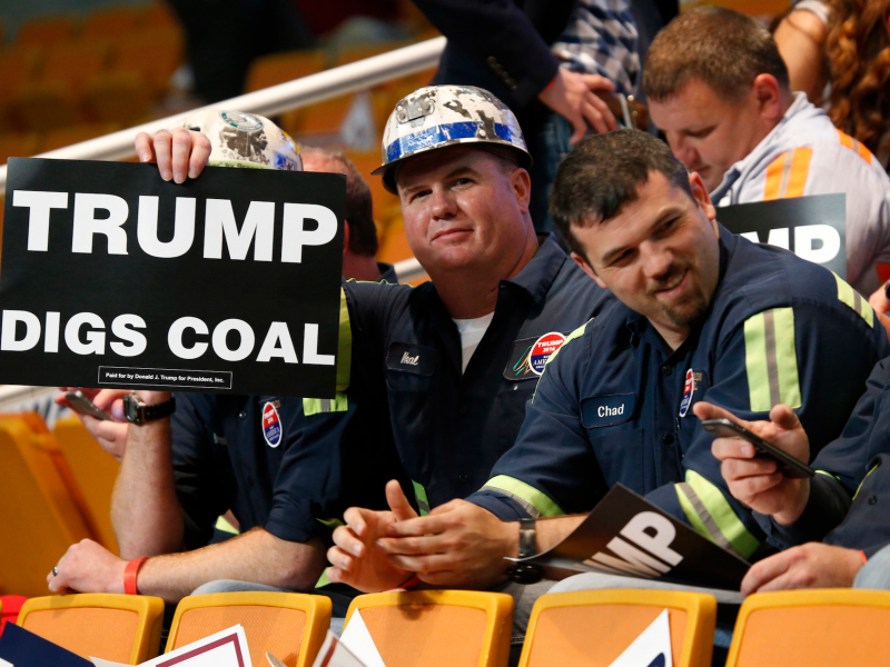 coal miners trump supporters