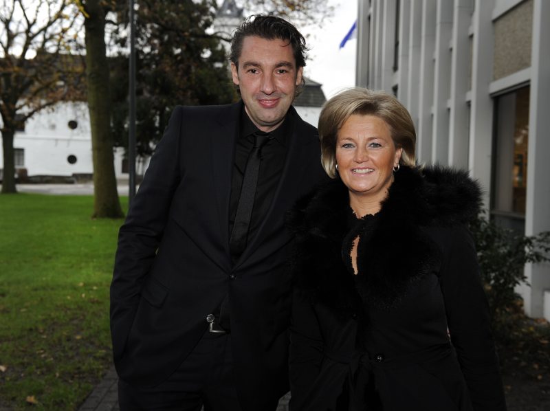 2012-11-26 00:00:00 MAASTRICHT - Hans van Wolde en Danielle de Boer van restaurant Beluga tijdens de uitreiking van de Michelin gids 2013. ANP PIROSCHKA VAN DE WOUW