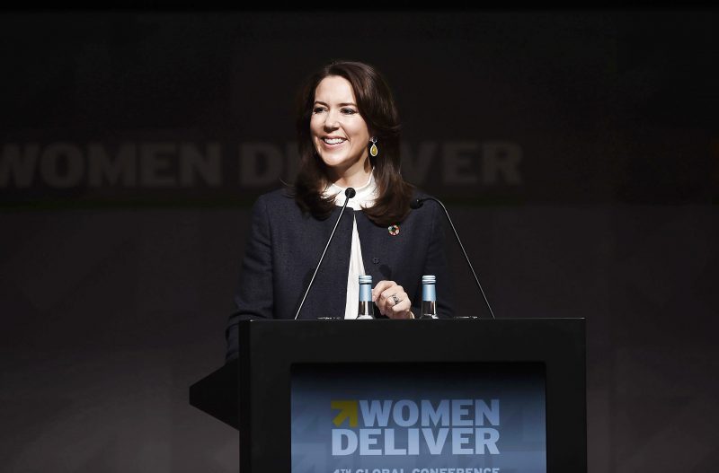 2016-05-16 00:00:00 epa05315202 Princess Mary of Denmark speaks at the opening of the 4th Women Deliver Conference in Copenhagen, Denmark, 16 May 2016. Women Deliver Conference, the worlds largest global conference on the health, rights, and wellbeing of girls and women takes place from 16-19 May 2016. EPA/LISELOTTE SABROE DENMARK OUT