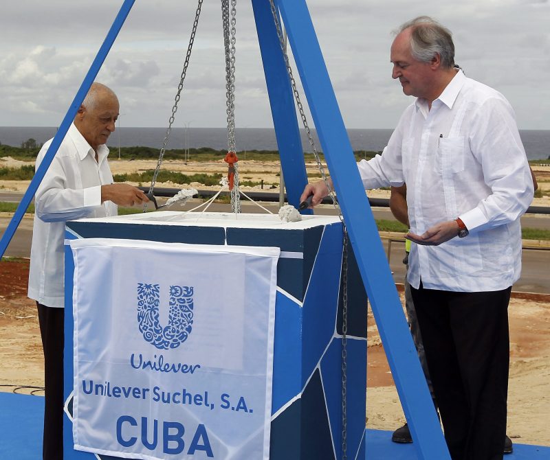 Paul Polman van Unilever in Cuba