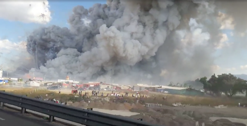 San Pablito Tultepec Mexico fireworks explosion
