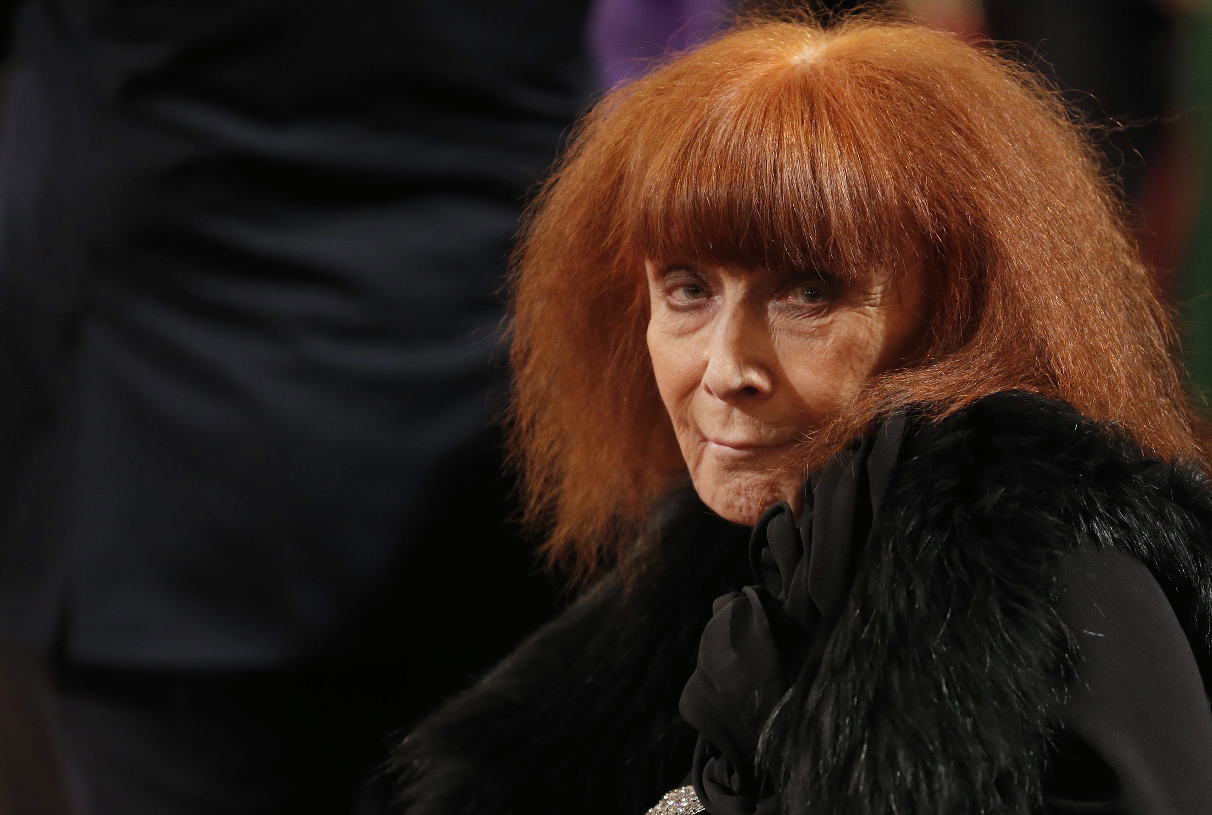 2013-11-26 17:47:39 epa03966378 French designer Sonia Rykiel attends the Legion of Honor ceremony at the Elysee Palace in Paris, France, 26 November 2013. EPA/CHRISTIAN HARTMANN / POOL MAXPPP OUT