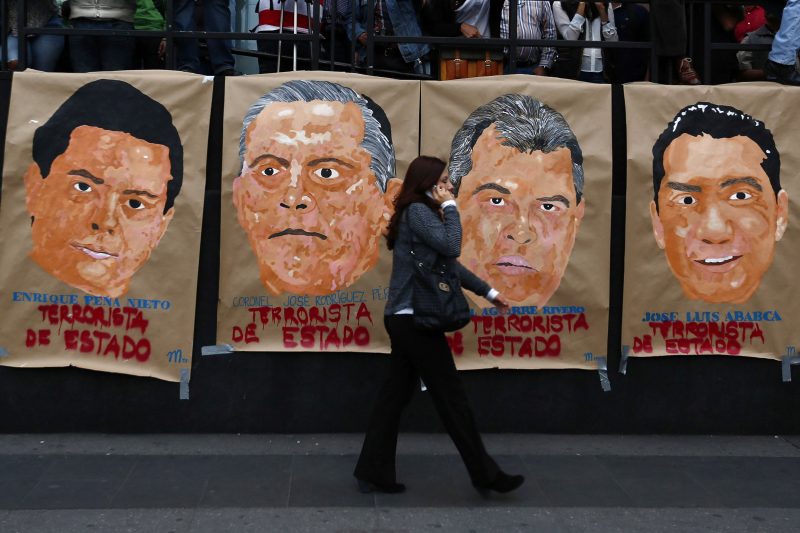 Mexico Pena Nieto protest