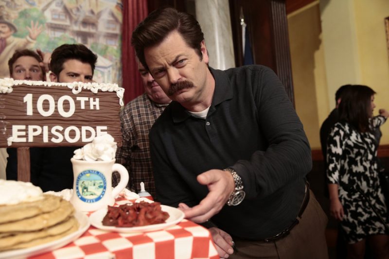 ron swanson, parks and recreation, nick offerman