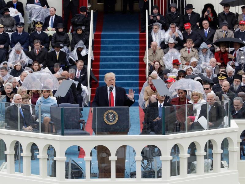 Trump inauguration speech