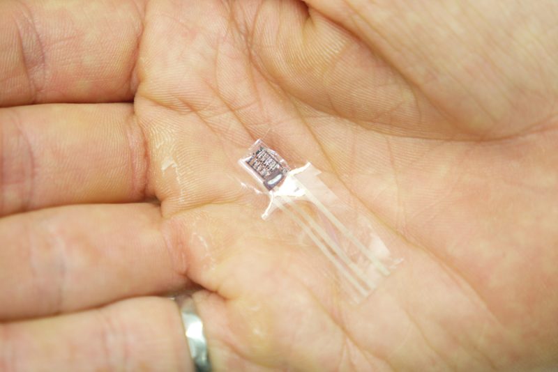 Sensor skin bao flexible prosthetic synthetic stanford