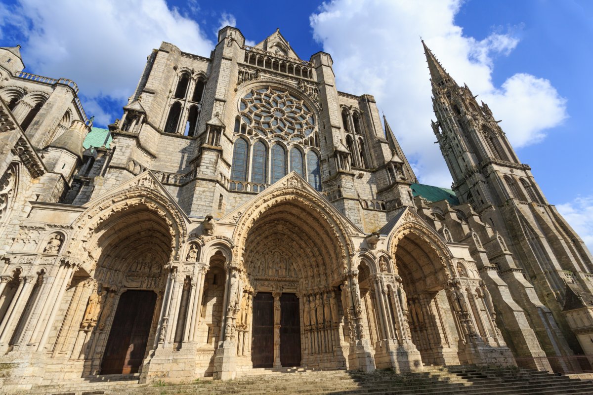 built-around-1200-the-chartes-cathedral-in-northern-france-is-a