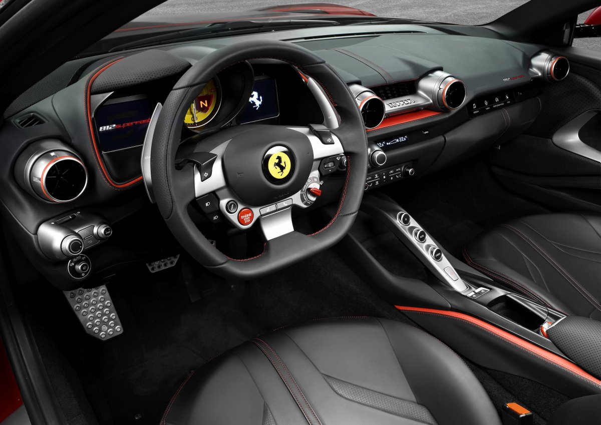 ferrari the-interior-is-superbly-ferrari-simultaneously-sporty-and-stately