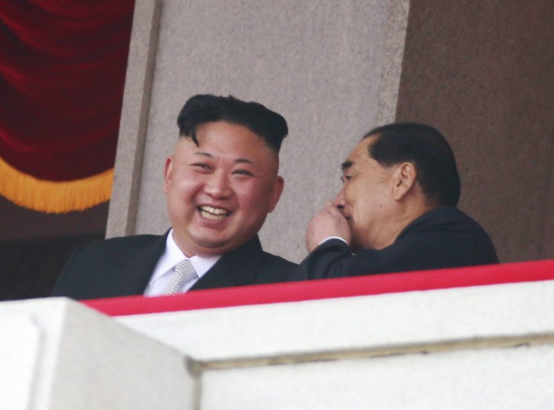 Noord Korea dag van de zon parade