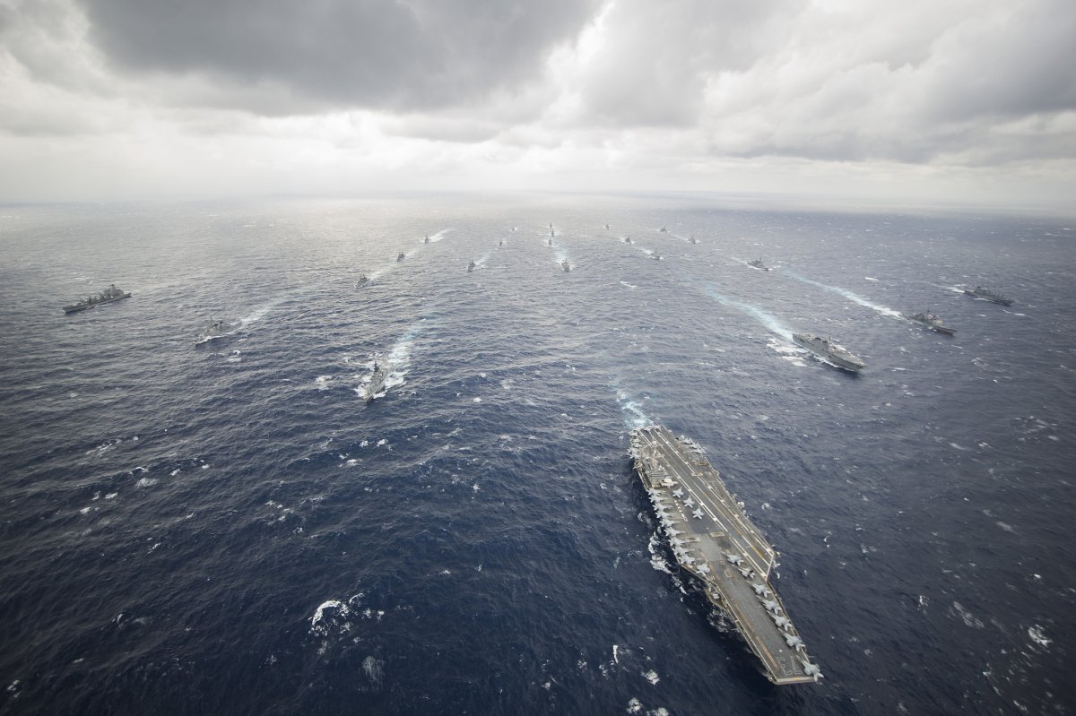The US Navy has ships deployed all over the world.