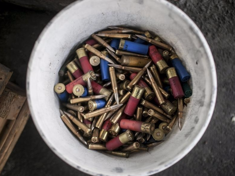 Bullets handed in to the Seattle Police Department during the gun buyback event in Seattle, Washington January 26, 2013. REUTERS/Nick Adams   