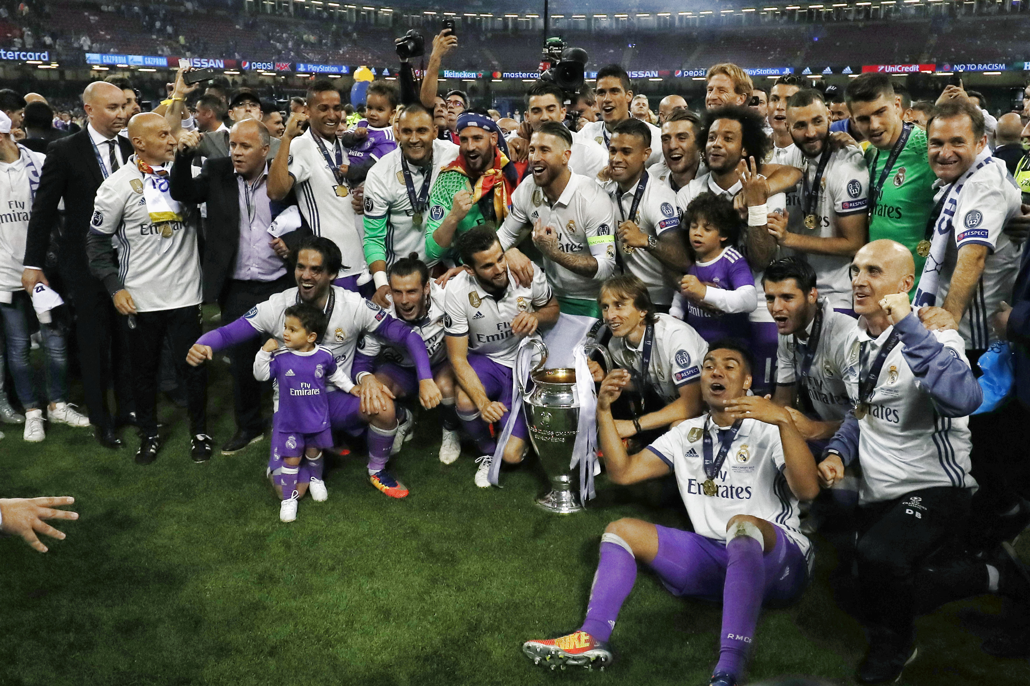 CARDIFF, 03-06-2017 , Millennium Stadium, Champions League finale Juventus - Real Madrid 1-4. Real Madrid wint de beker.