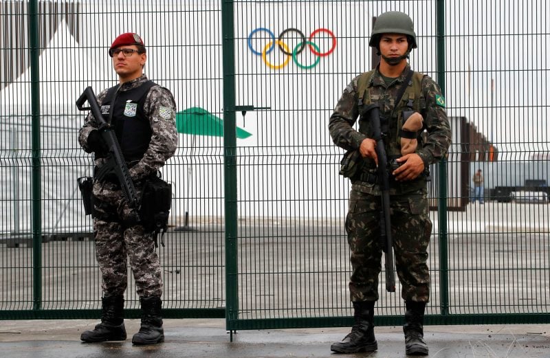 Brazil Rio Olympics security preparations violence crime