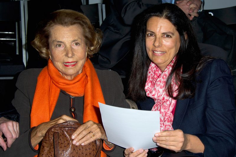 Liliane Bettencourt and her daughter Francoise Bettencourt-Meyers