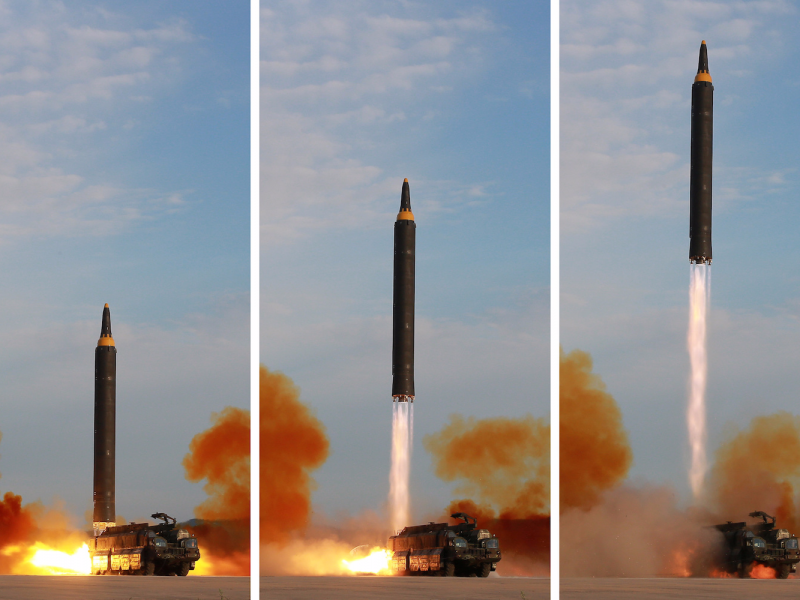 North korea hwasong-12 missile