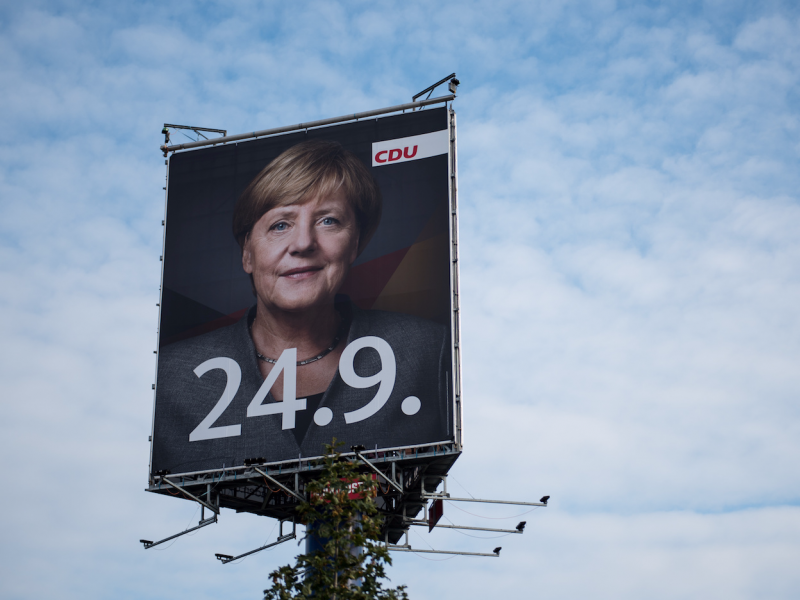 German election Merkel