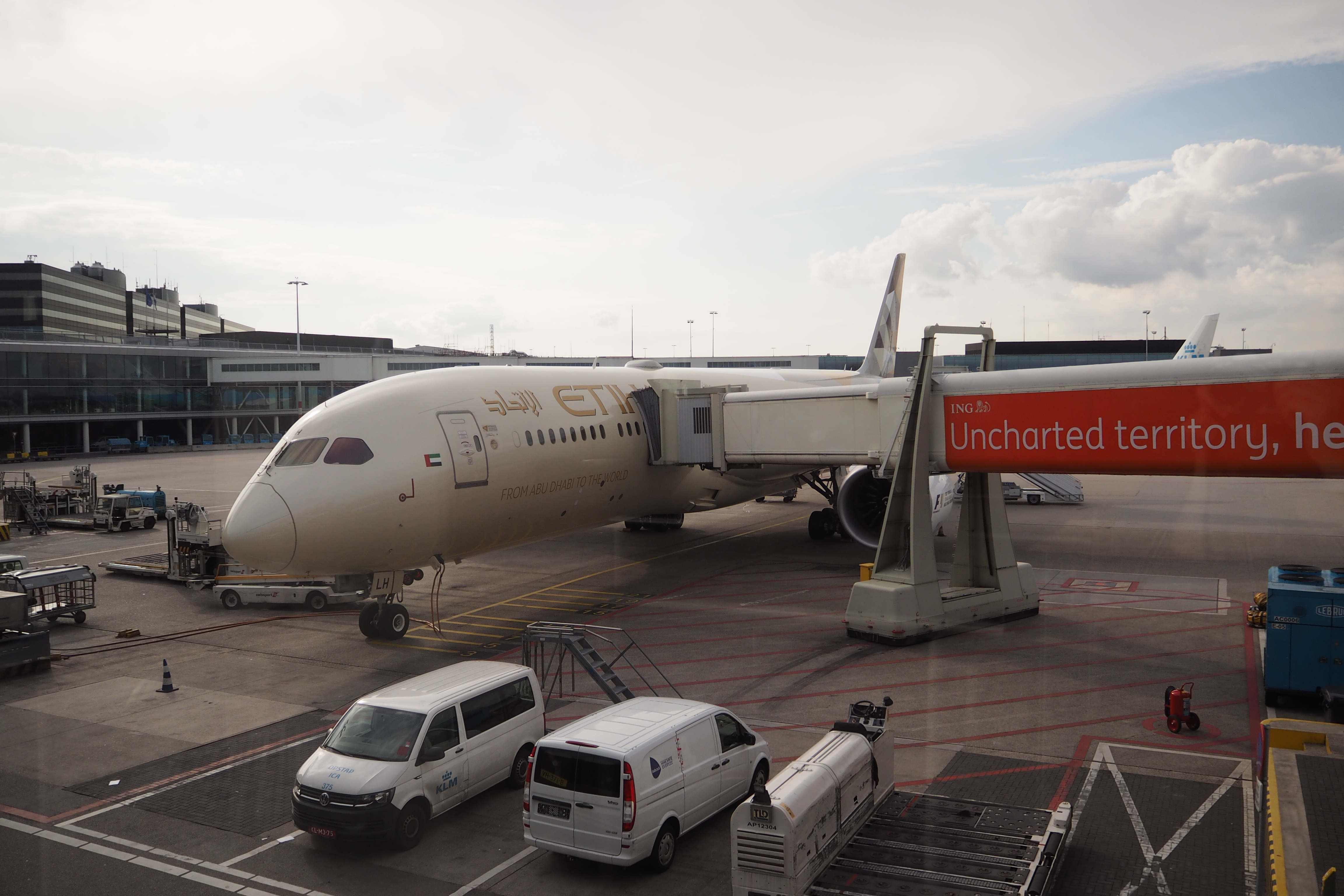 Etihad Airways Amsterdam boeing 787-9 Dreamliner bezoek rondleiding