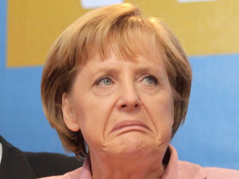 Merkel frown