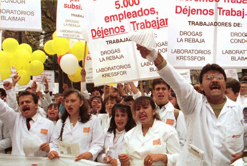 Colombia Cali workers protest
