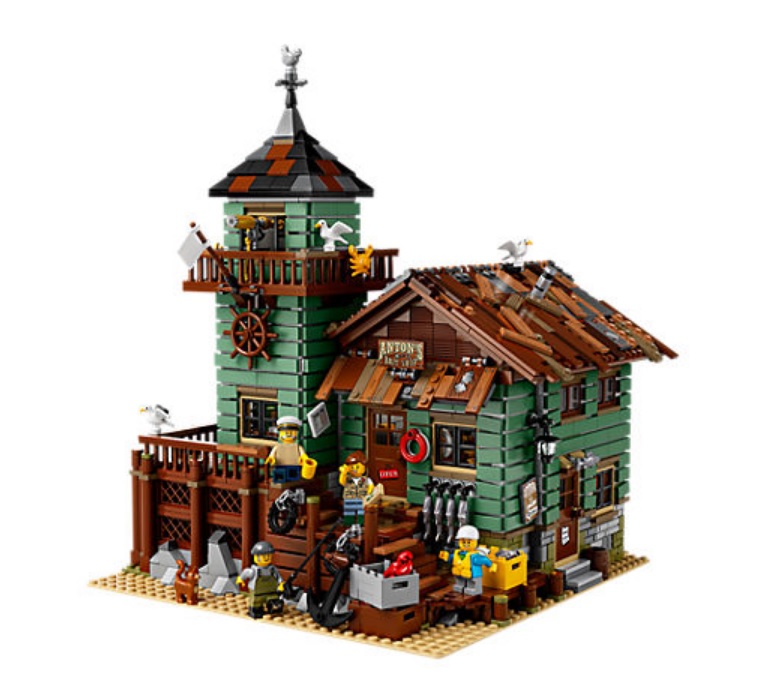De Oude Viswinkel, die het tot officiële Lego-set schopte via de fansite Lego Ideas. Foto: Lego.com