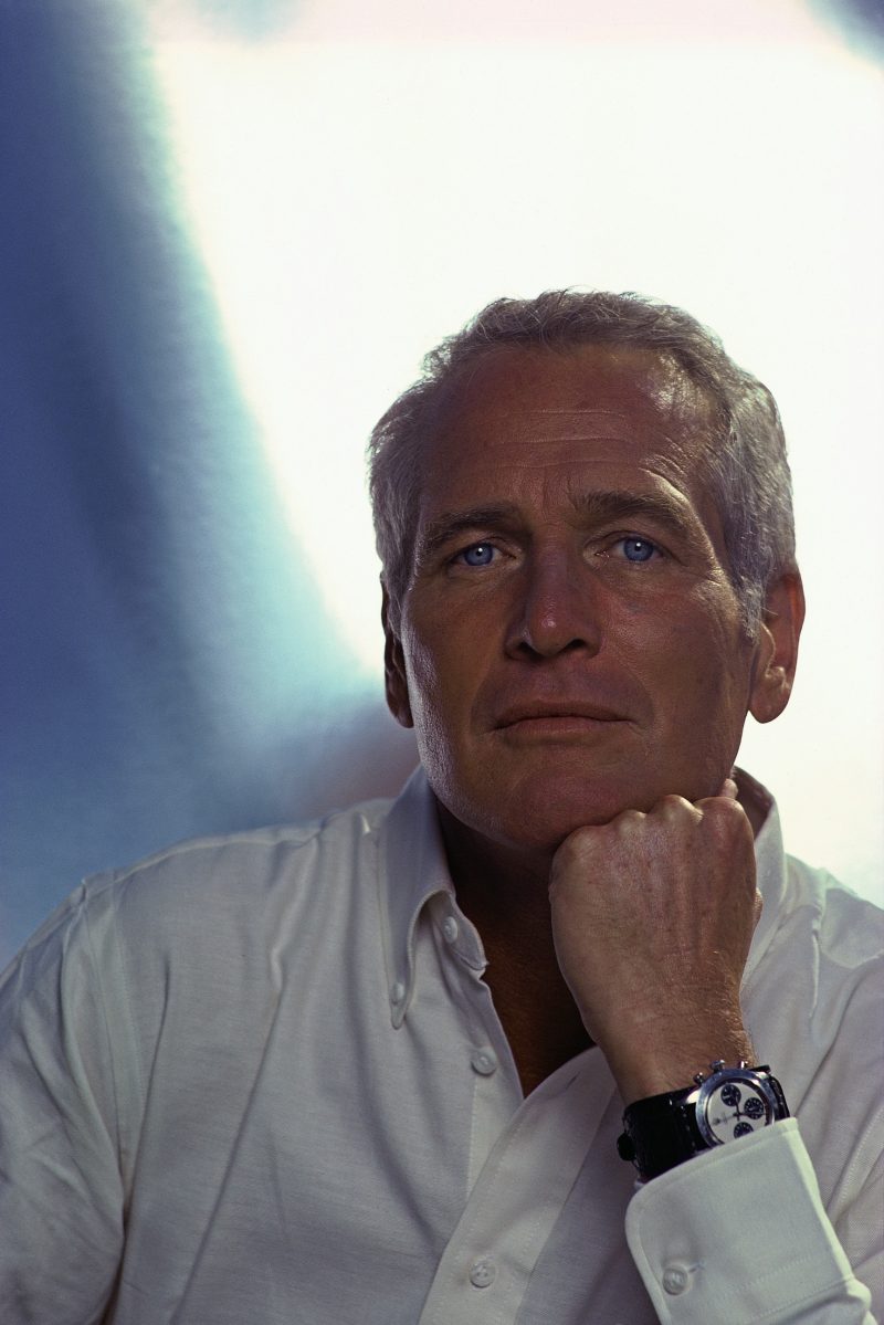 Paul Newman wearing rolex daytona
