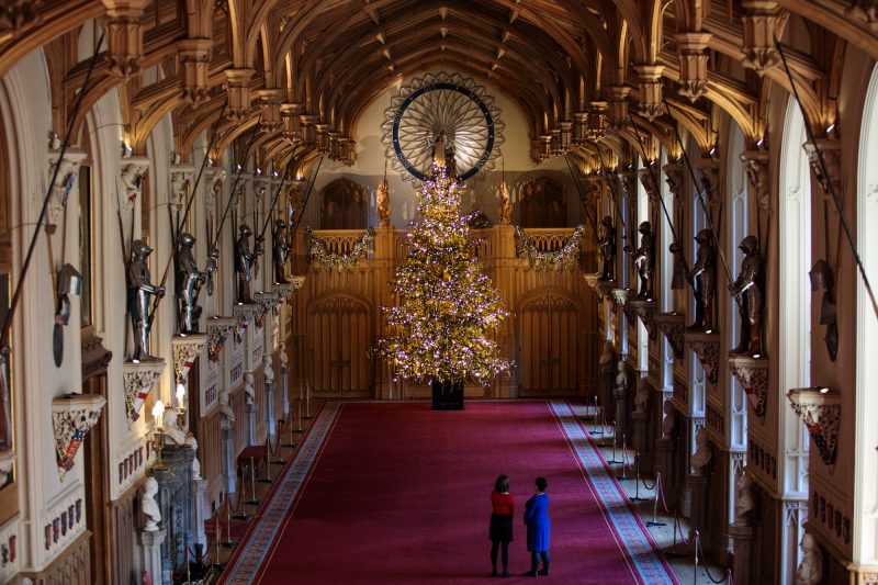 windsor castle christmas tree