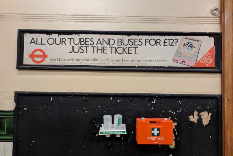 tube ticket prices
