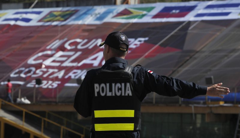 Costa Rica police CELAC summit