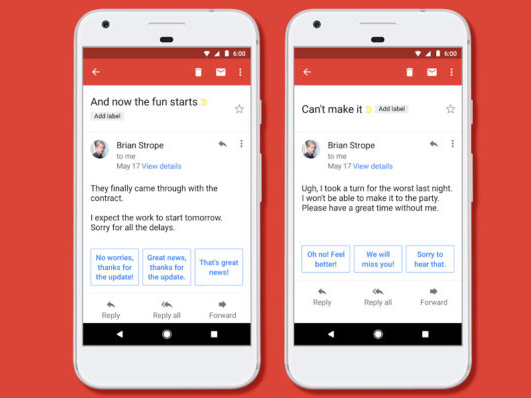 Gmail Smart Reply