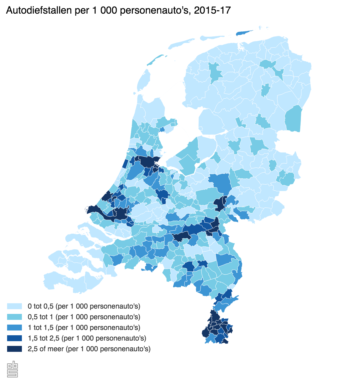 chart nederland autoinbraken