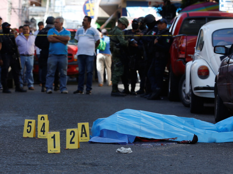 Mexico Guerrero homicide crime scene
