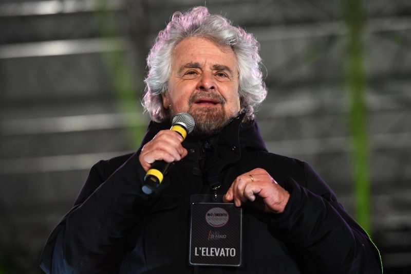 Italië Vijfsterrenbeweging Beppe Grillo
