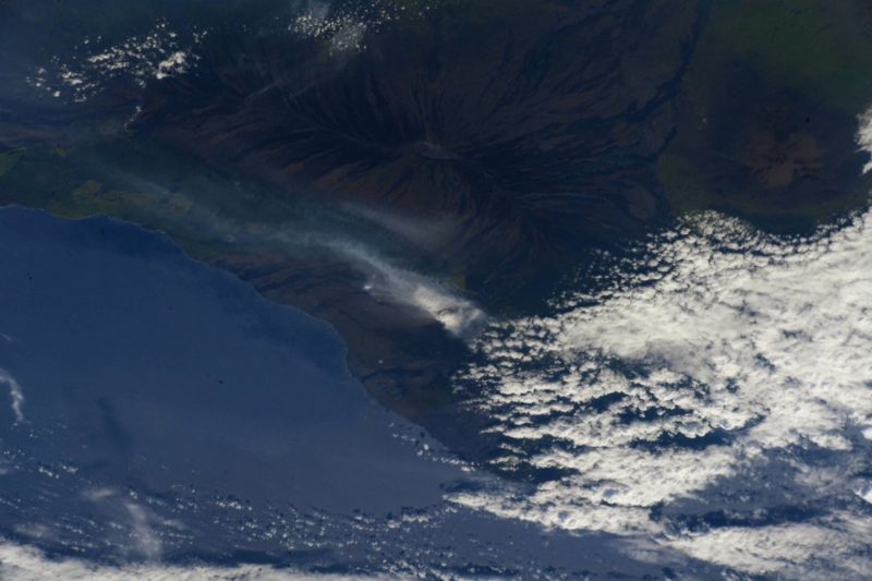 hawaii volcano Kilauea space
