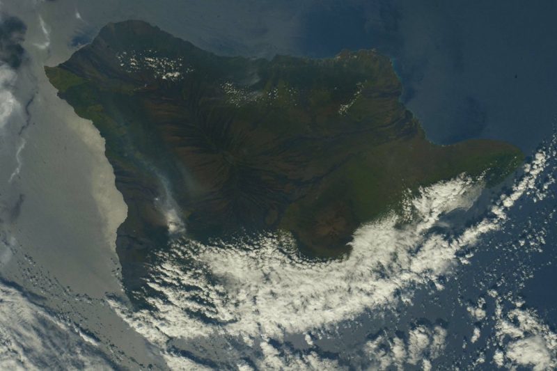 hawaii Kilauea erupt space