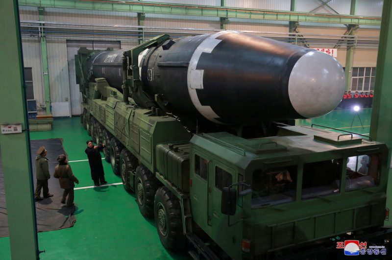 Hwasong 15 North Korean missile (ICBM)