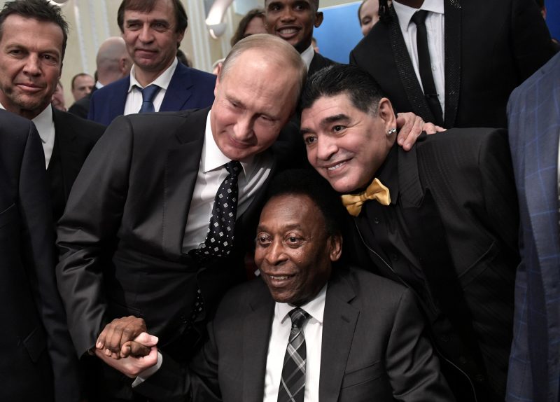 Putin, Pele, and Maradona