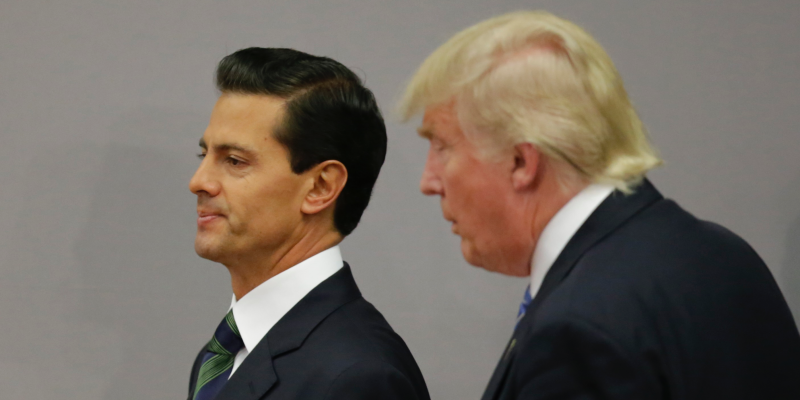Donald Trump and Pena Nieto