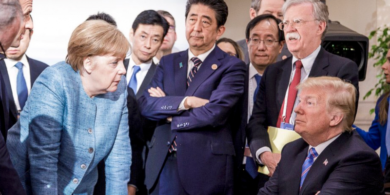 g7 leaders trump merkel summit