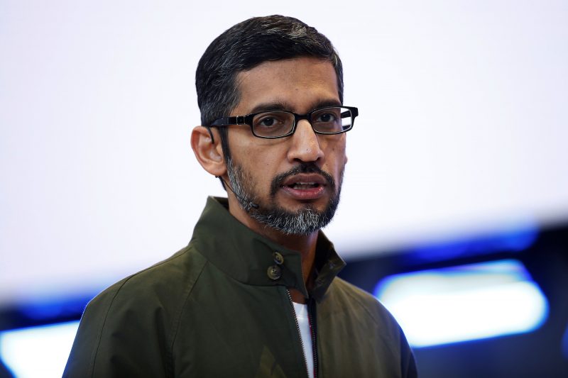 Google I/O 2018 sundar pichai
