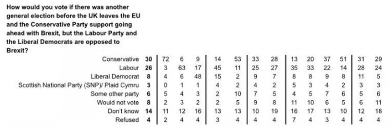 YouGov Labour Brexit
