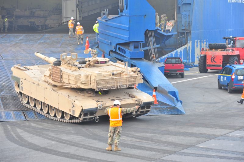 US Army Abrams tank armor Antwerp Belgium Europe