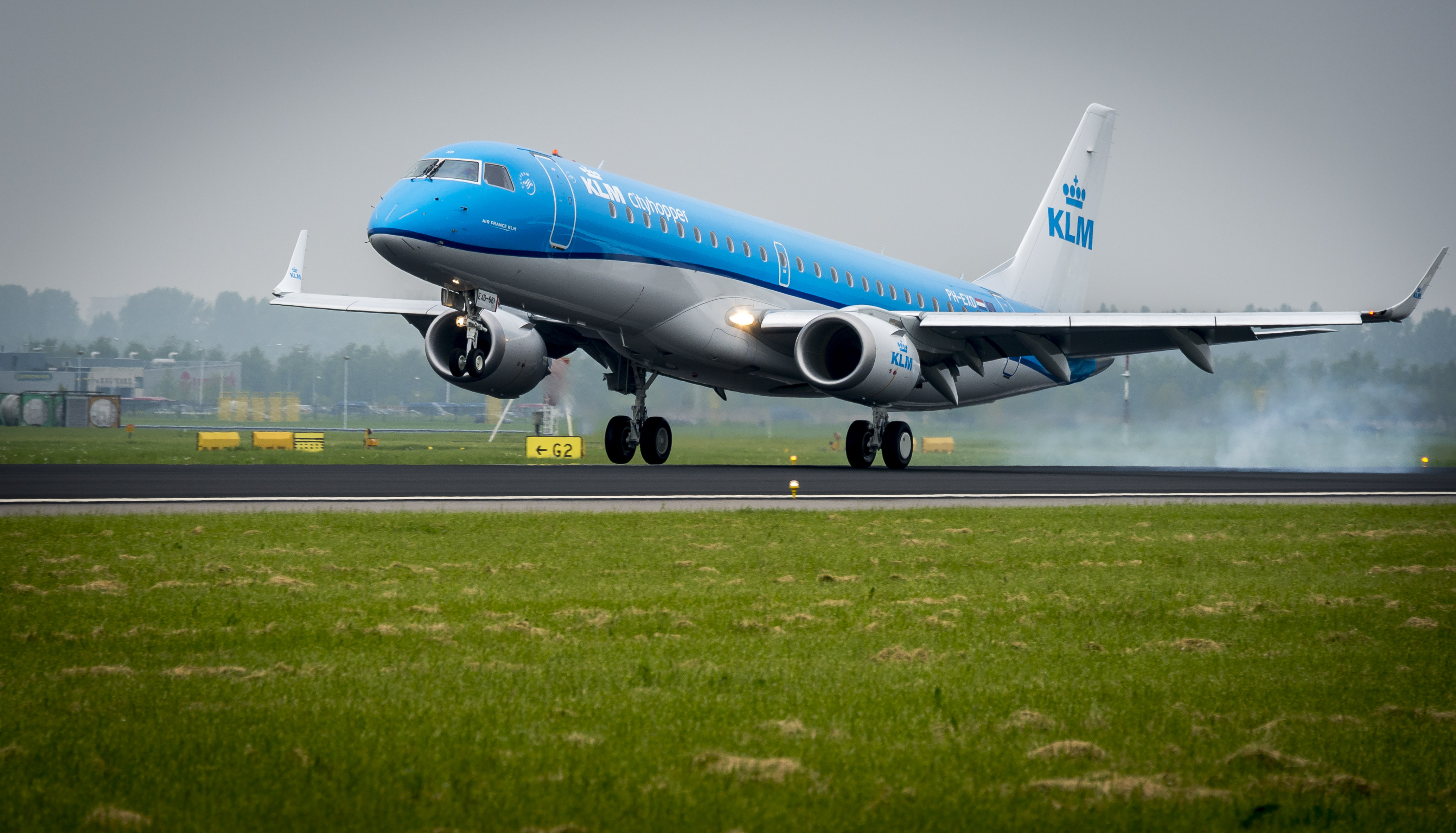 Een Embraer 190 van KLM Cityhopper. Foto: ANP