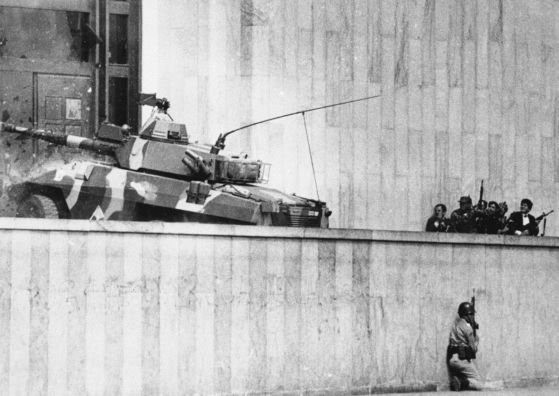 Colombia Palace raid tanks