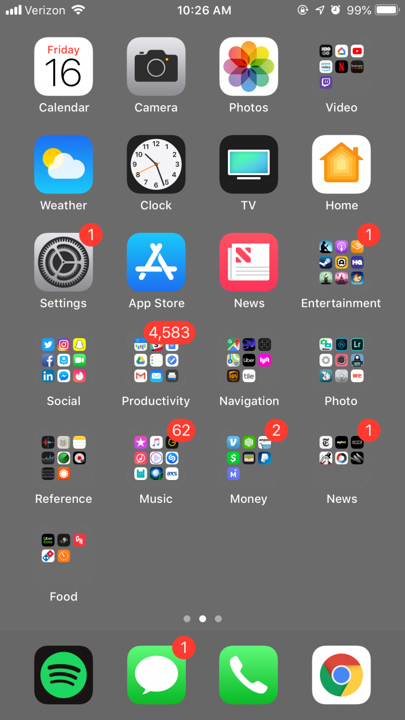 iphone invisible folders