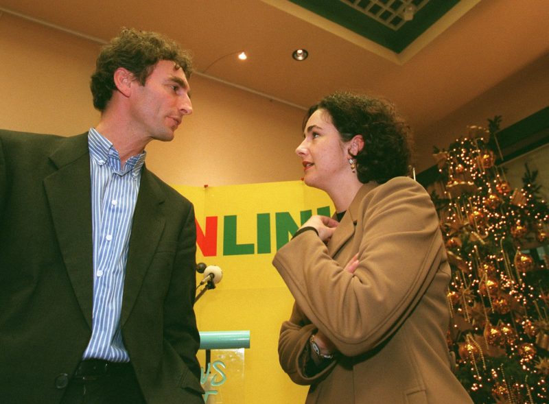 Paul Rosenmöller en Femke Halsema in 1997.