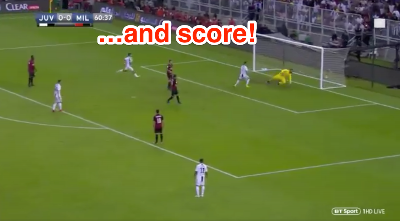 Ronaldo scores