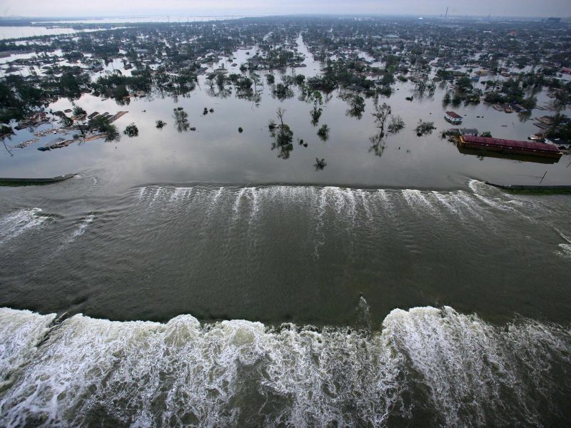 Hurricane Katrina levee breach