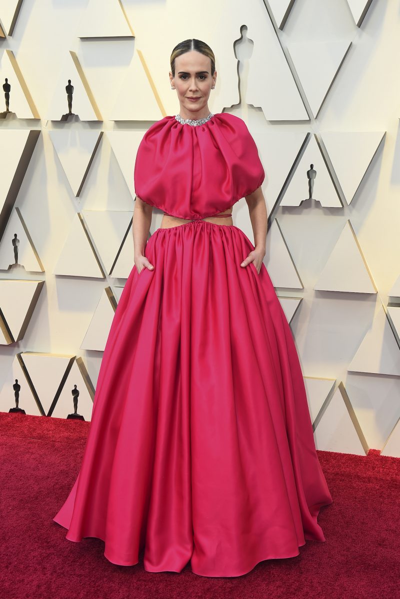 Sarah Paulson attends the 2019 Oscars.