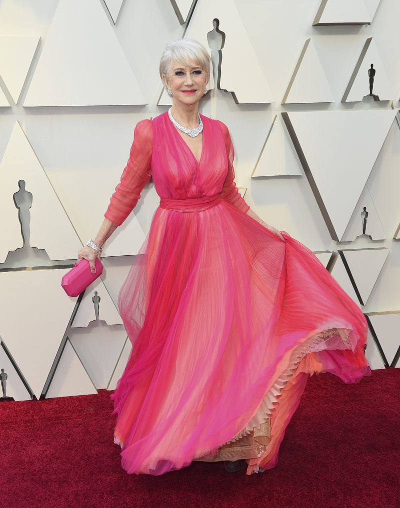 Helen Mirren Oscars 2019 red carpet